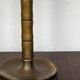 Bamboo brass lamp from the 50s