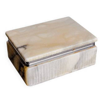 Alabaster vanity box by Romano Bianchi, Italy, circa 1970s