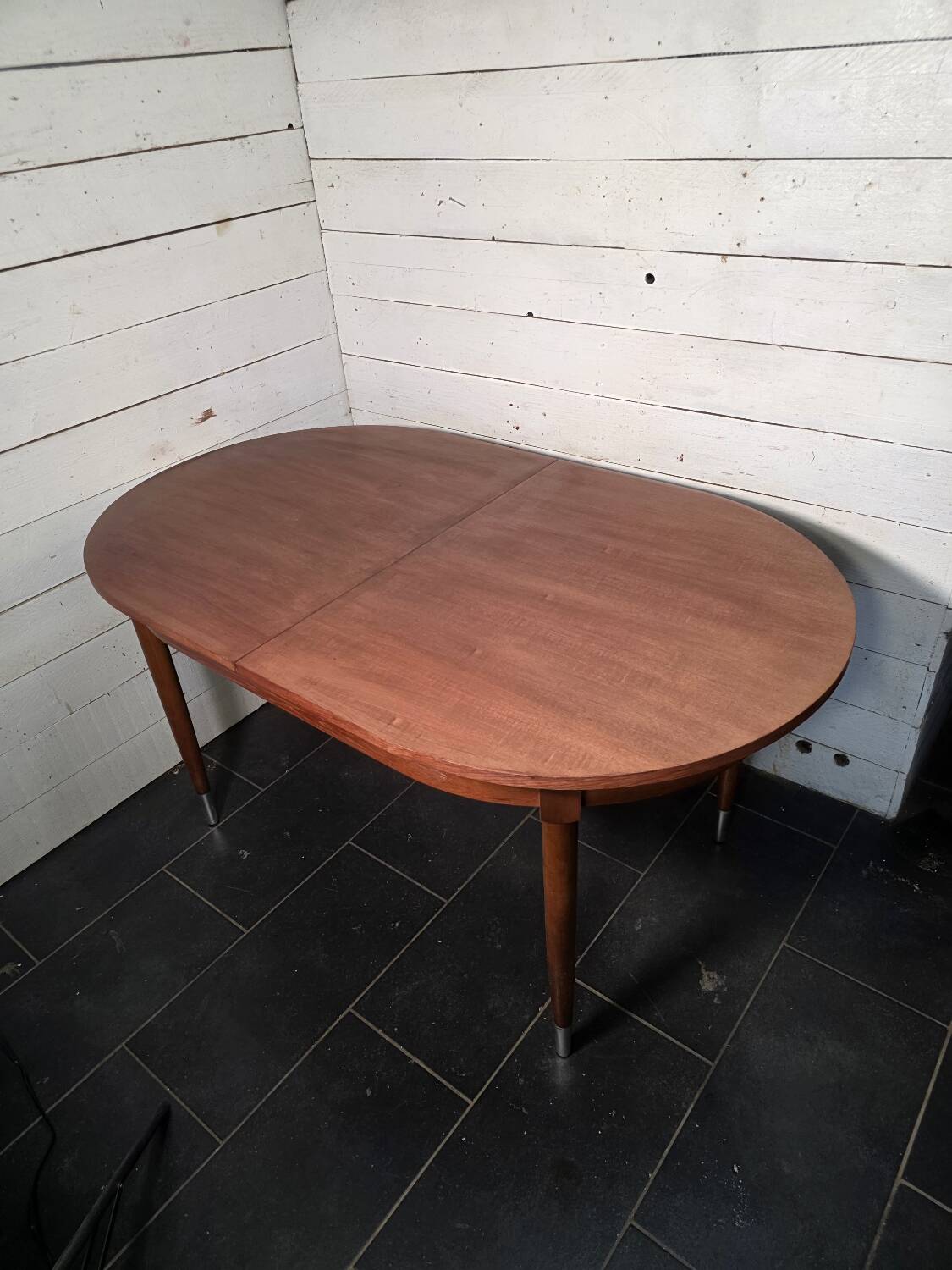 Scandinavian extendable teak table from the 1960s (butterfly extension)