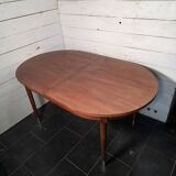 Scandinavian extendable teak table from the 1960s (butterfly extension)