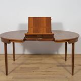 Mid-Century Teak Dining Table and Chairs Set by Hans Olsen for Frem Røjle, Denmark, 1950s, Set of 5