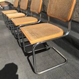 4 Cesca chairs B32 Marcel Breuer