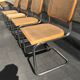 4 chaises Cesca B32 Marcel Breuer