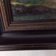 Framed oil painting on canvas