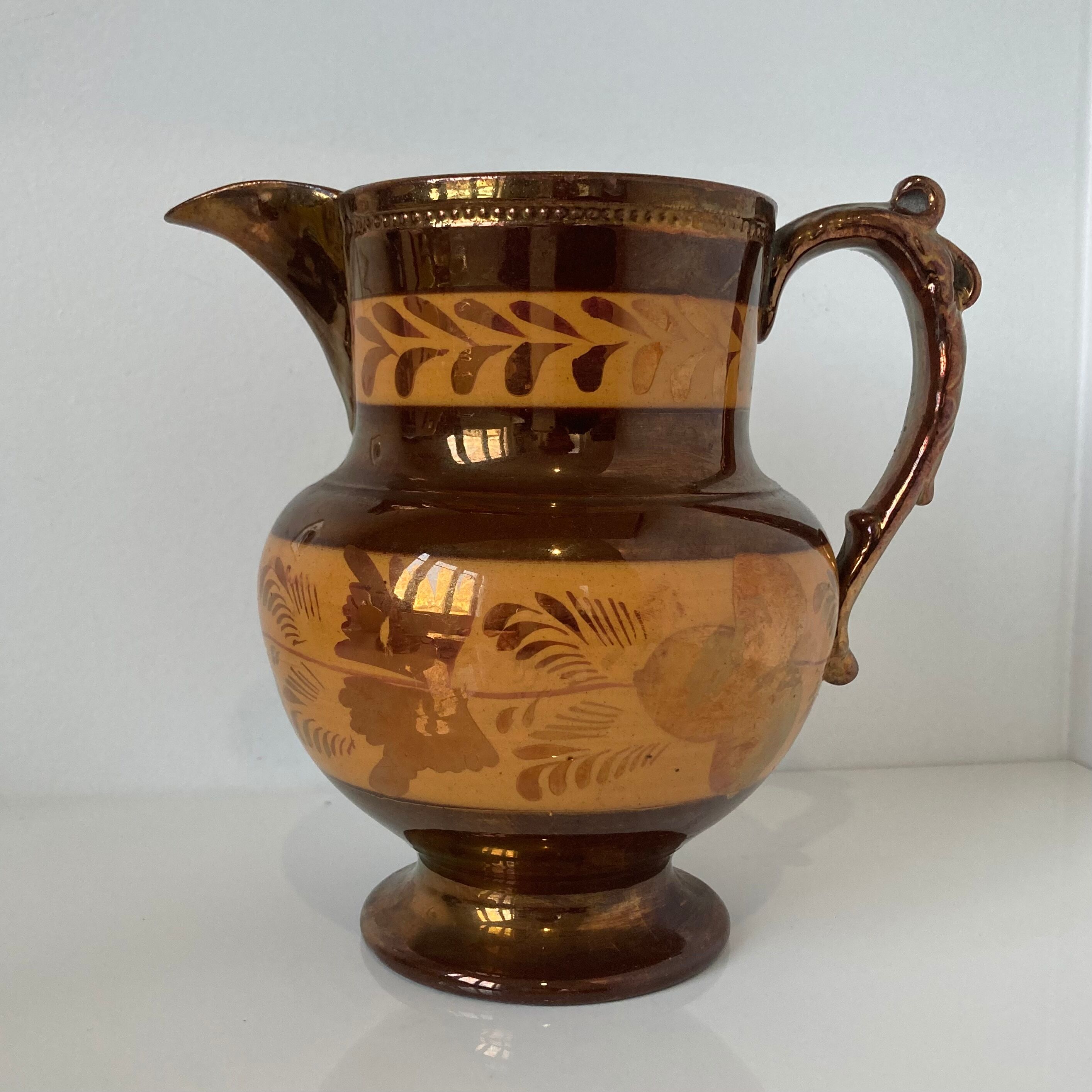 Jersey Metal Chandelier Ceramic Pitcher