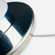 Lampe de table chromée par Motoko Ishii pour Staff Leuchten, Allemagne, années 1970.