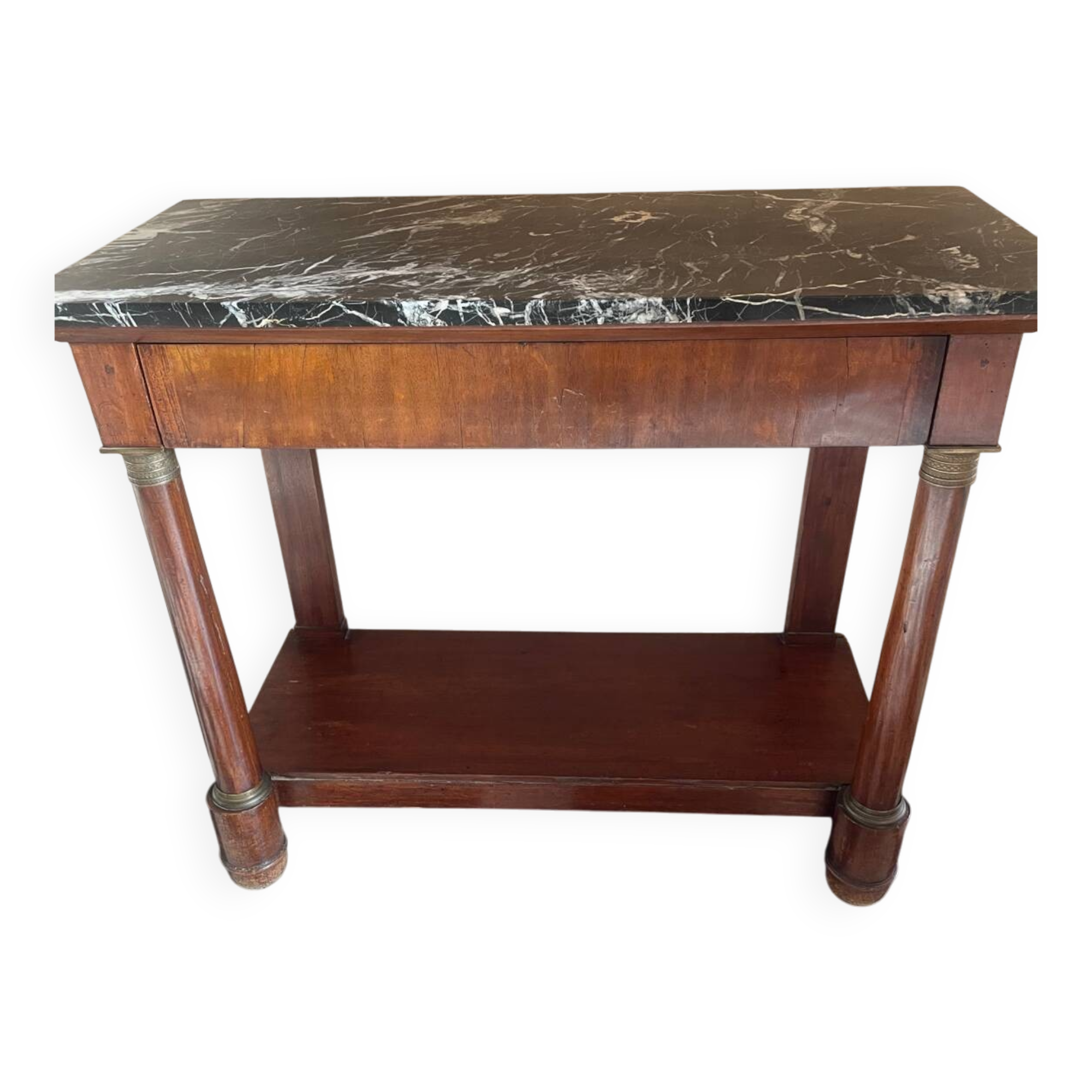 Mahogany console from the Empire period.