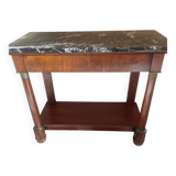 Mahogany console from the Empire period.