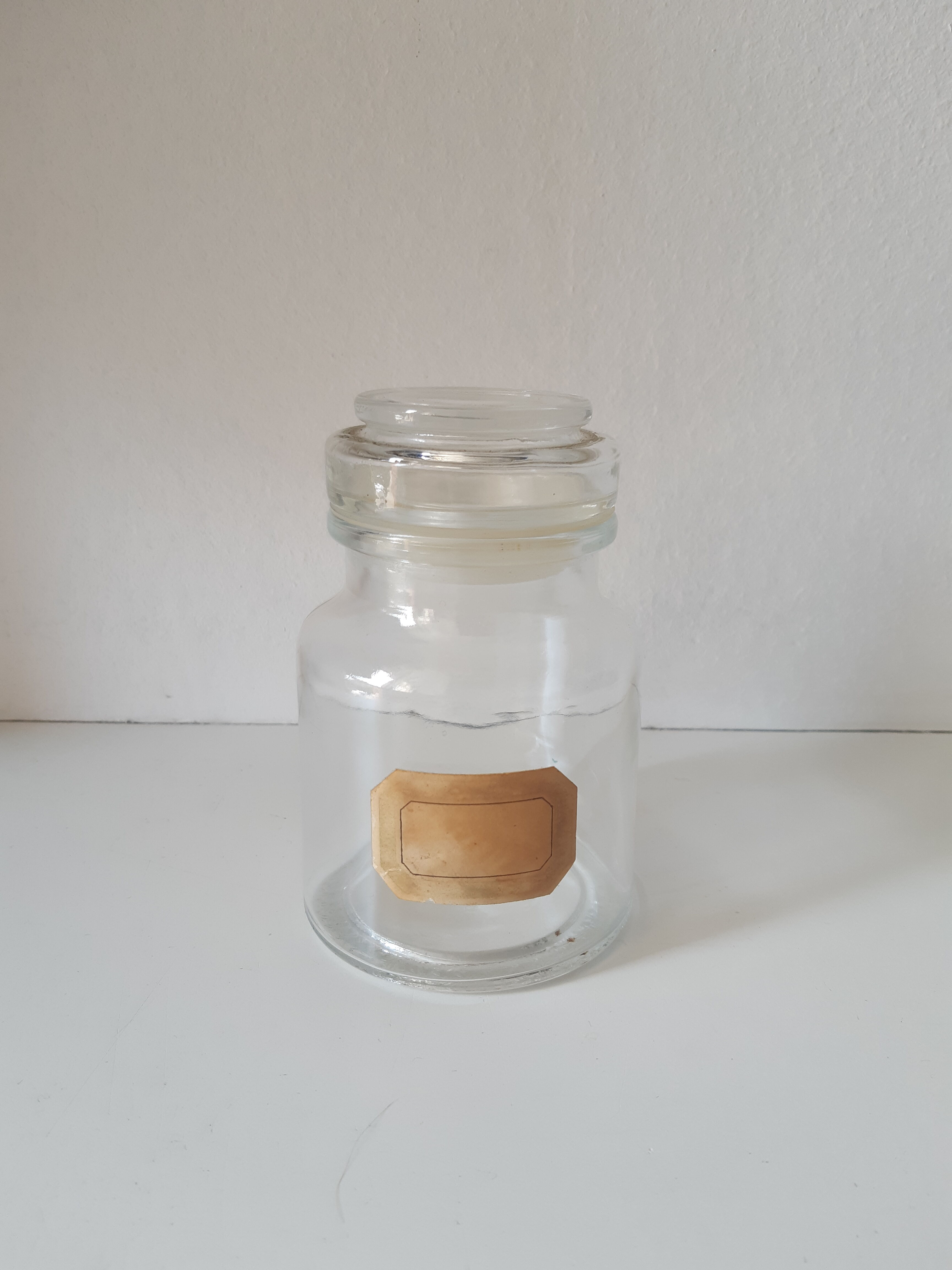 Vintage glass bottle