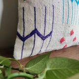 Moroccan mosaic cushion