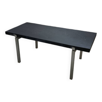 1950s slate coffee table