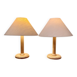 Pair of Scandinavian design lamps from the 1960s.