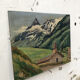 Oil painting landscape mountain 1947