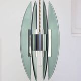 Italian Plexiglass Pendant Lamp, 1970s