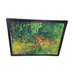 Huile sur toile jungle