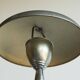 Patinated brass and chrome table lamp from the 1950s.