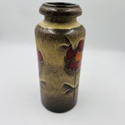 Vase Scheurich forme 517 décor floral par Heinz Siery