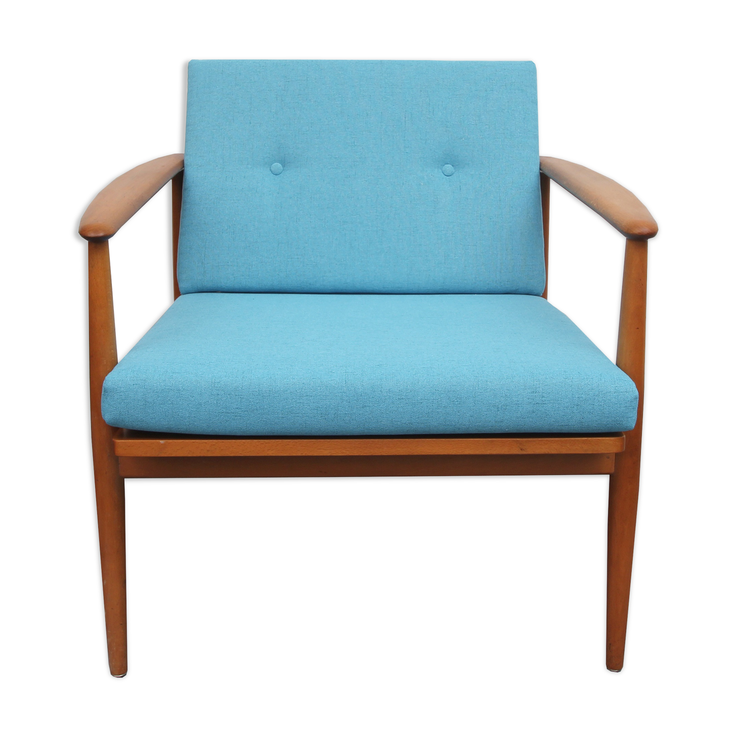 Armchair in light blue from the 1960s