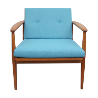 Fauteuil bleu clair, années 1960