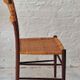 Set of 4 teak dining chairs with patinated cane after Gio Ponti, Italy 1960