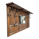 Large oak wall wardrobe from the early 20th century.
