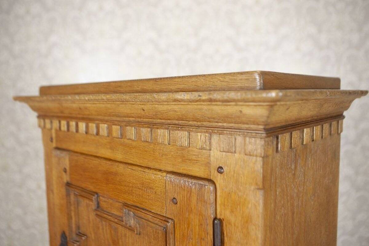 Rustic Oak Cabinet, Late 19th Century