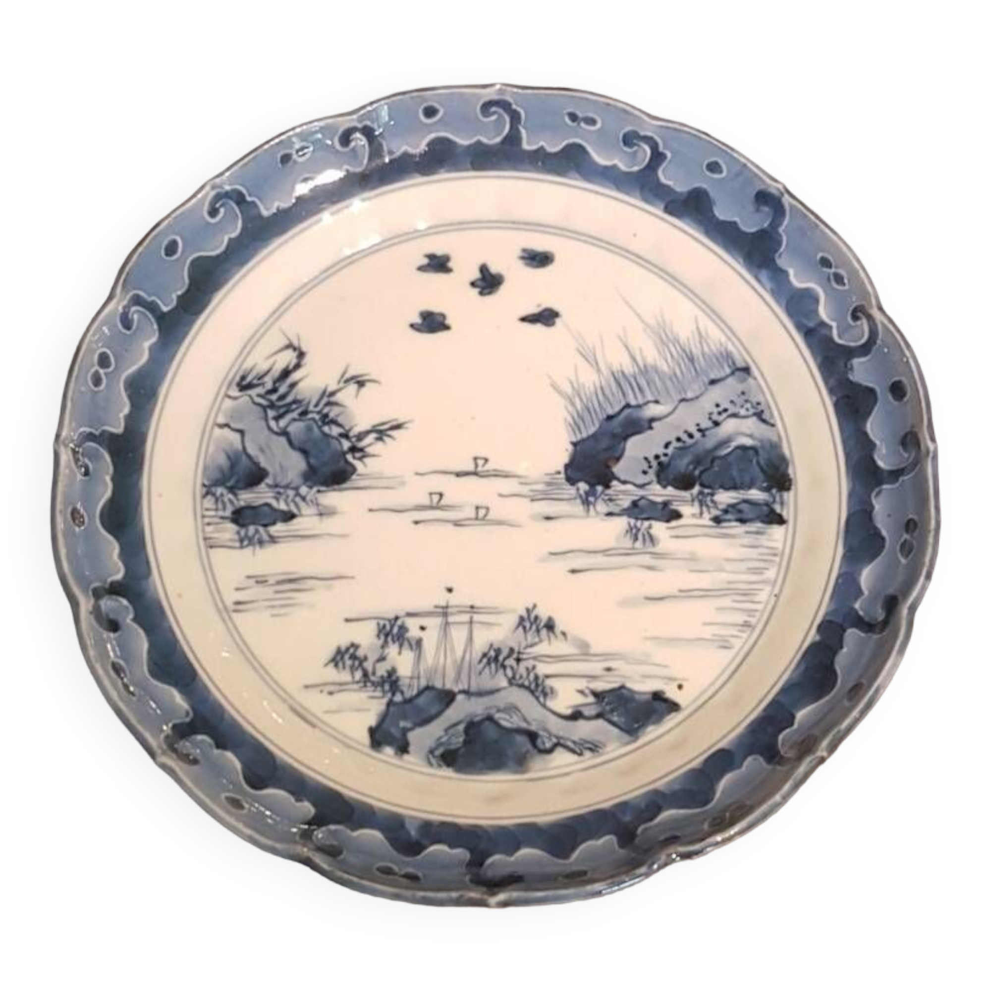 Japanese porcelain plate