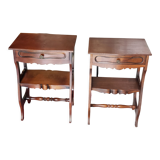 Pair of art deco bedside tables