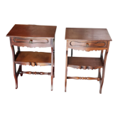 Pair of art deco bedside tables