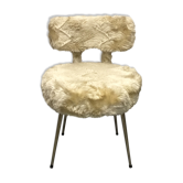 Pelfran beige cream chair
