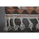 Handwoven Orange Wool Turkish Oushak Runner Rug 99x343