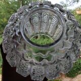 Vintage textured glass lampshade