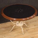 French design coffee table in painted metal from 60s