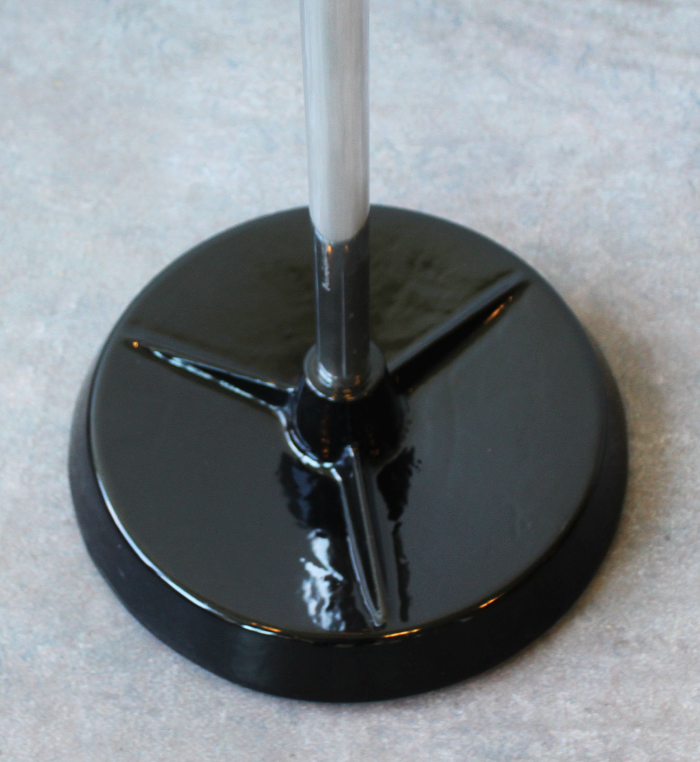 Chrome metal coat rack, 70's