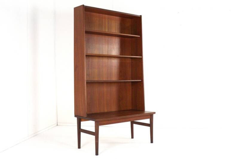 Teak library in mid-century modern style "Itzehoe" - Danish design