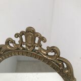 Brass psyche mirror