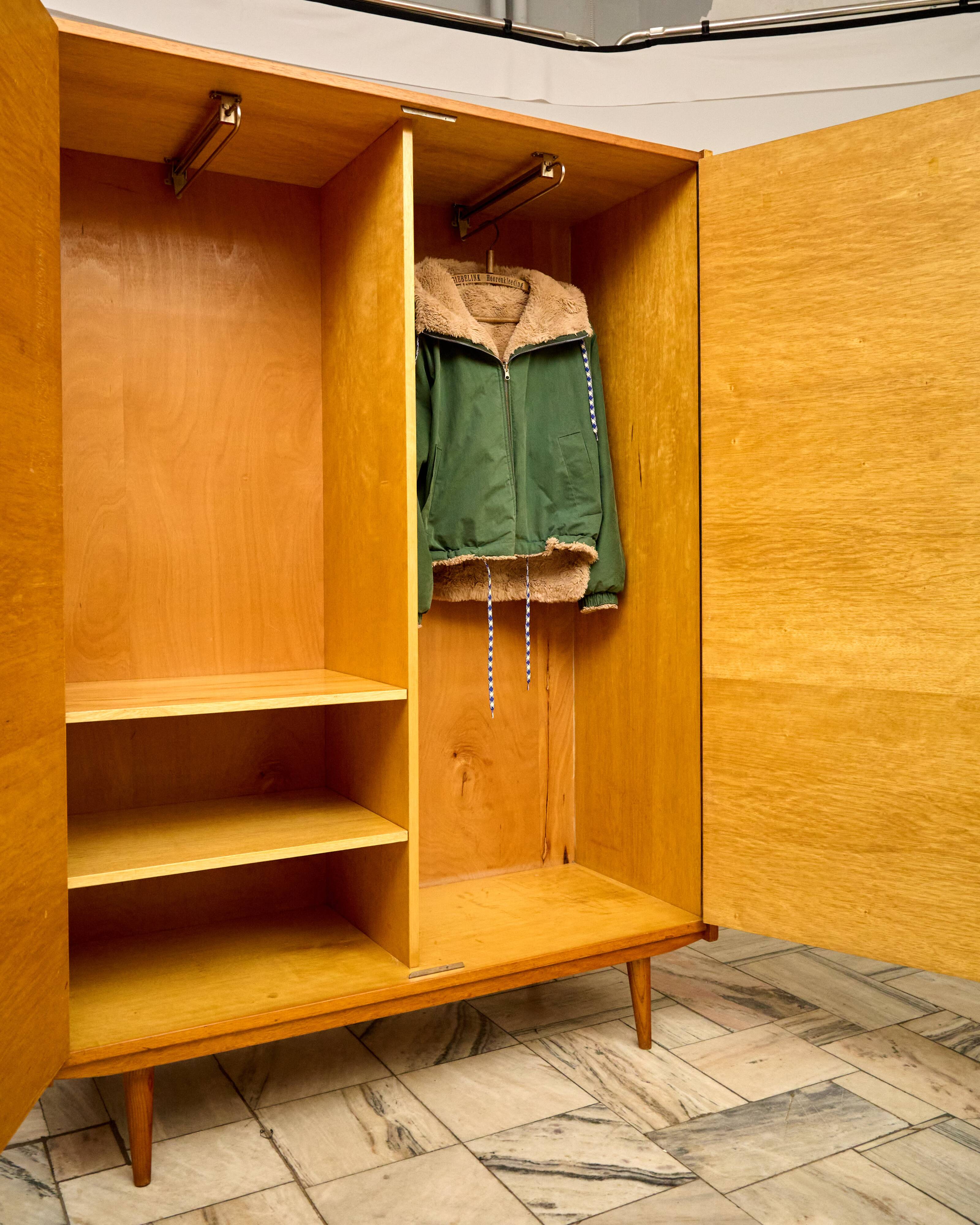 Vintage Wardrobe by Drevotvar, 1960s, Czechoslovakia