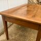 Solid oak dining farmhouse table with 2 drawers 1950 135x75x72cm
