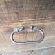 Antique chest, vintage wooden trunk