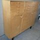 Vintage 20-drawer craft cabinet, 1960s in raw wood