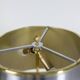 Gilded bronze and sheet metal lamp. 1970s