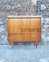 Secrétaire vintage en teck, meuble bar, enfilade, bureau