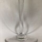 6 colored wine glasses in cut crystal from Saint Louis