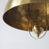 German Ceiling Lamp in Brass by Florian Schulz, 1970s