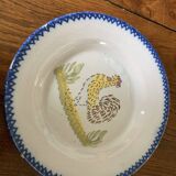 2 plates of charolles earthenware