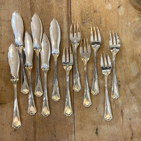 Fish service, Ercuis