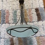 Frosted glass pendant light Maison Delmas