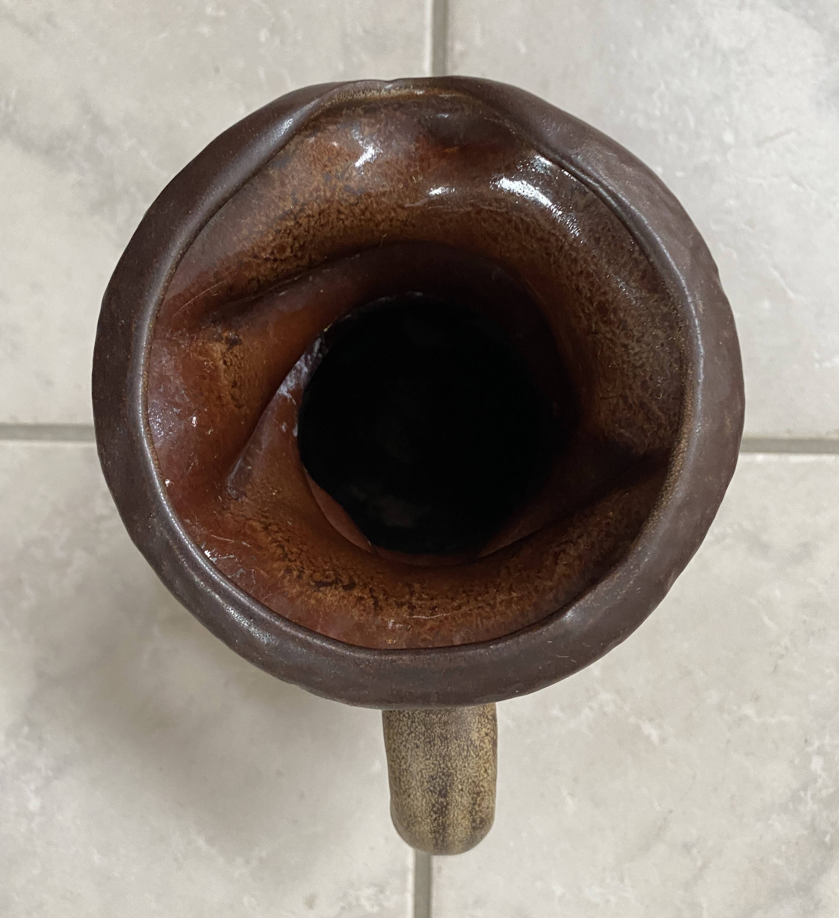 Brutalist West Germany vase by Carsten Tonnieshof model 6034-25