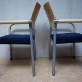 Dining conference chairs by Wiesner Hager and designed by Arge2, 1980s