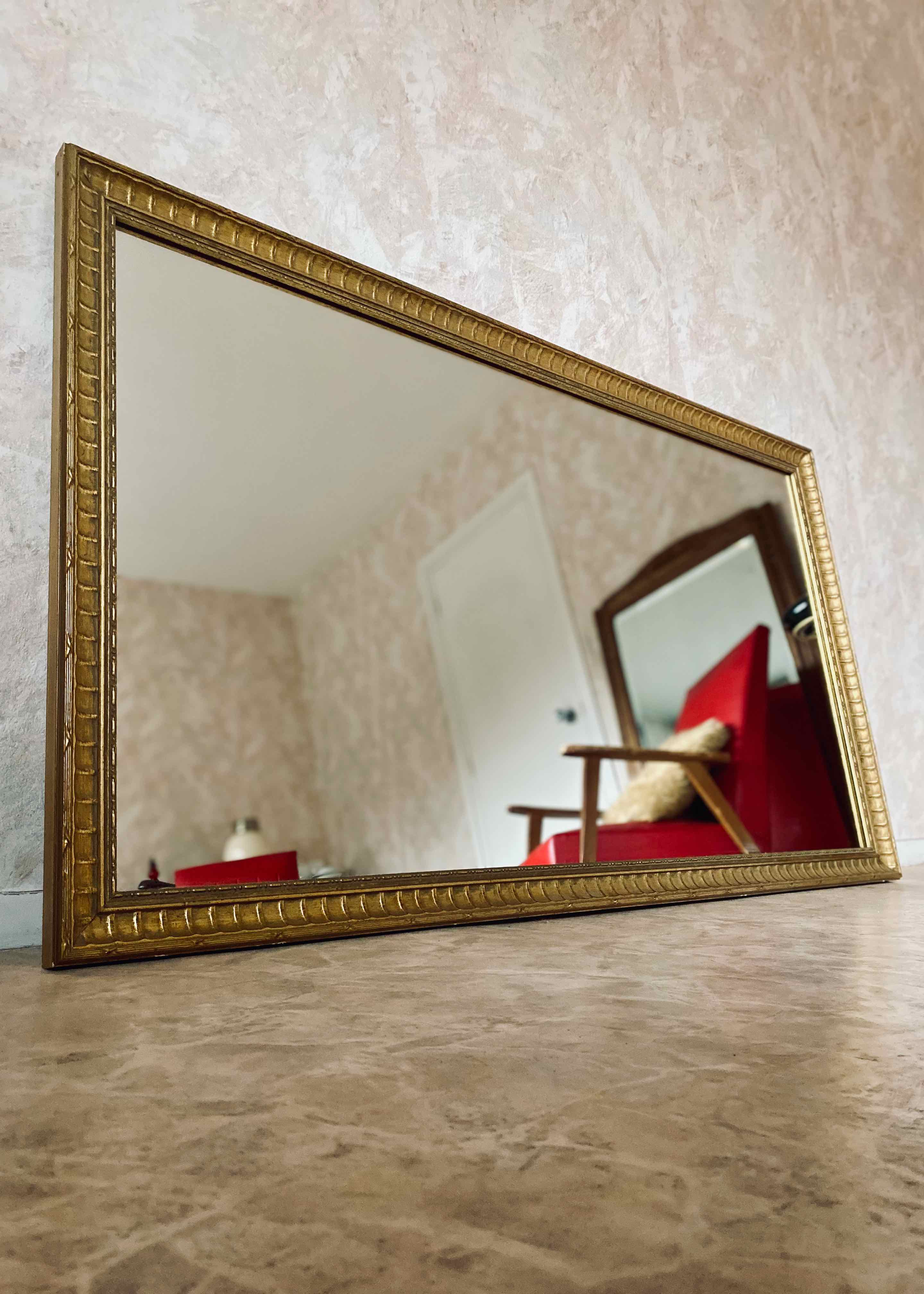 Gilded wooden mirror 30s